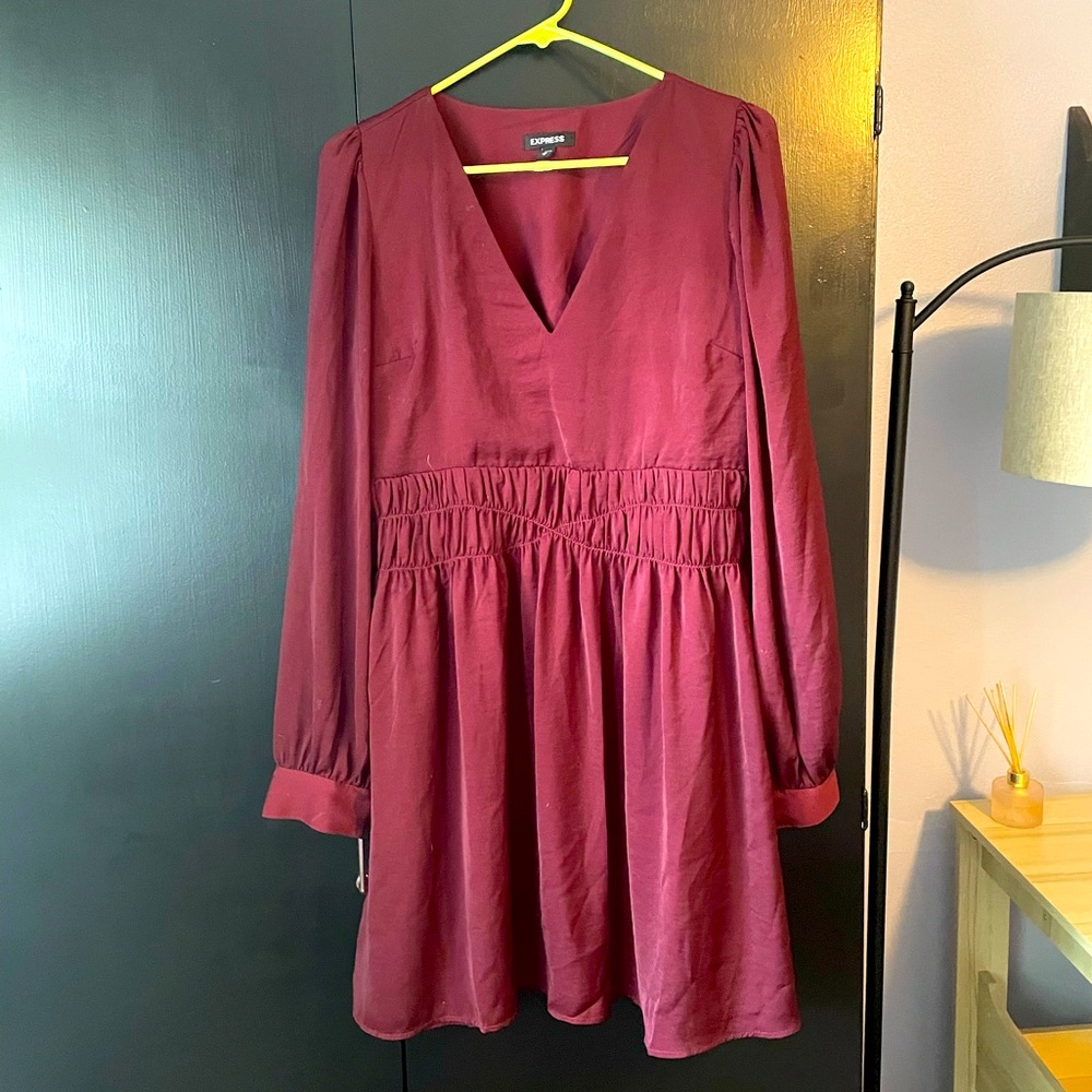 Express Maroon Dress
